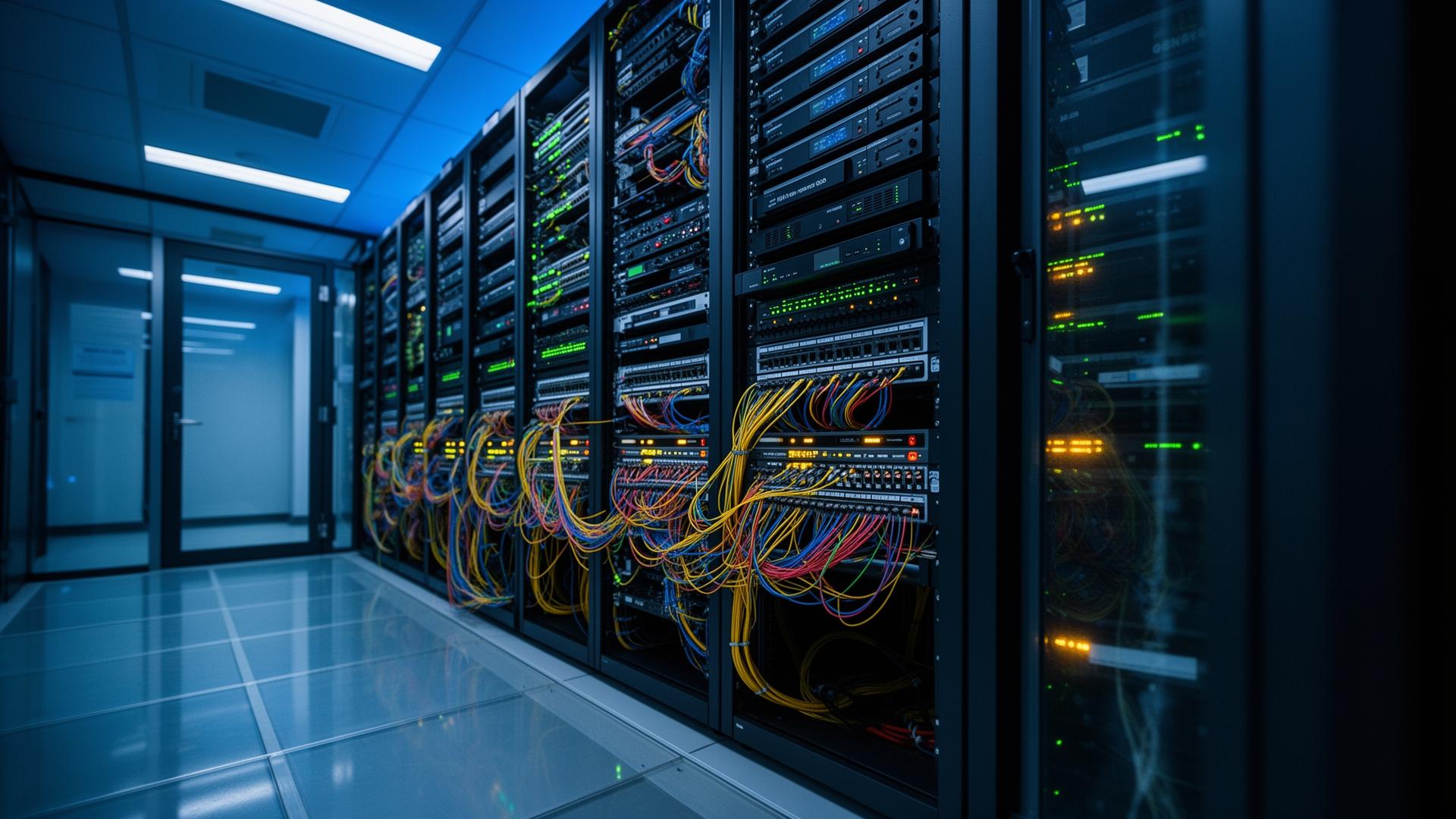 A mission-critical telecom NOC with video wall processing, KVM, and ICT infrastructure delivered by Reson8 — engineered for 24/7 visibility and rapid incident response.